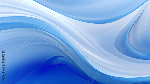 Digital technology blue and white swirl curve abstract poster web page PPT background