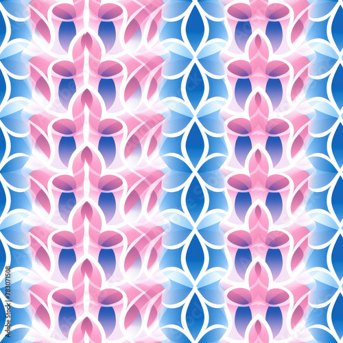 pink and blue simple pattern