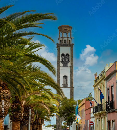 The lively district around the Iglesia de Nuestra Señora de Concepción, Santa Cruz de Tenerife, Canary Islands