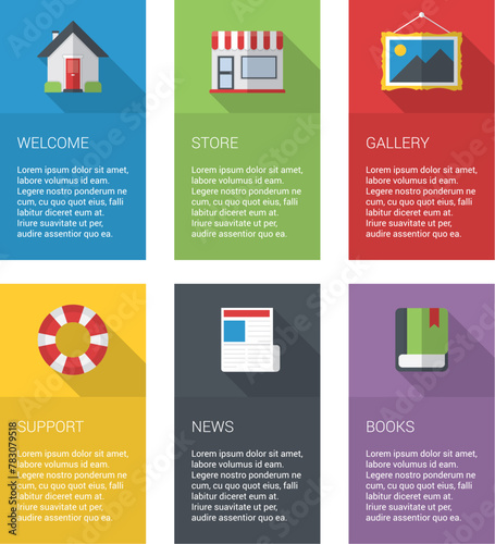 card design template for website