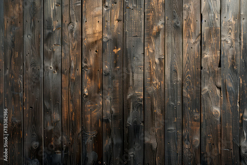 Softly Lit Realistic Capture of Textured Grey-Brown Wooden Panel in Natural Daylight