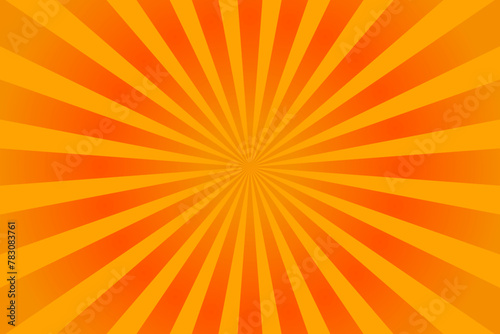 Orange Sunburst Pattern Background. Orange Sunburst Pattern Background. Sunburst Pattern. Radial background
