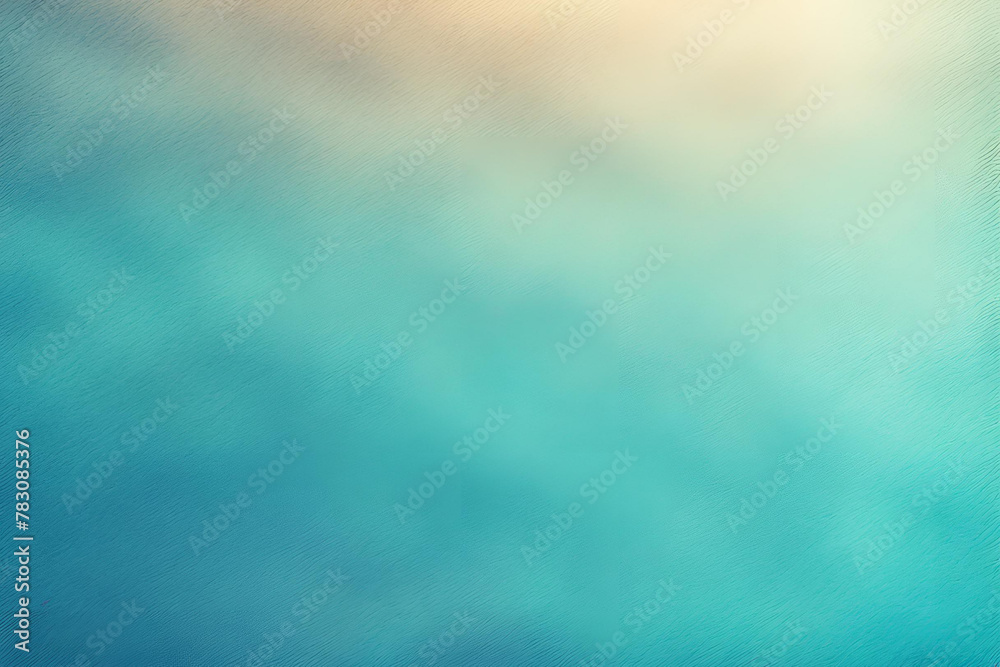blue sea sky , color gradient rough abstract background shine bright light and glow template empty space , grainy noise grungy texture