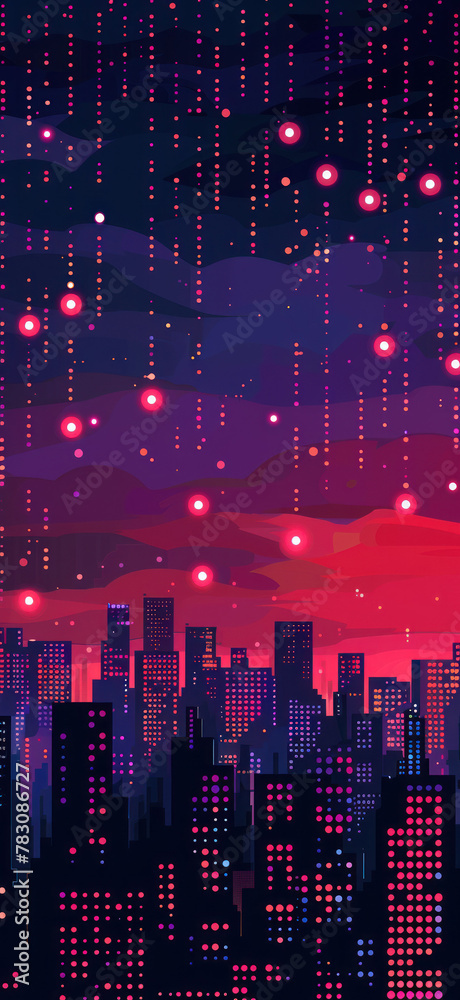 Futuristic Cyber Cityscape Wallpaper, Amazing and simple wallpaper, for mobile Futuristic Cyber Cityscape Wallpaper, Amazing and simple wallpaper, for mobile