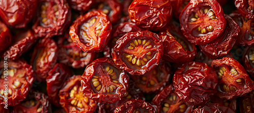 banner of sun-dried tomatoes © Kateryna Kordubailo