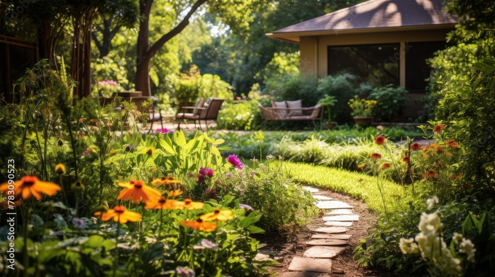 Backyard boasts native plant butterfly garden