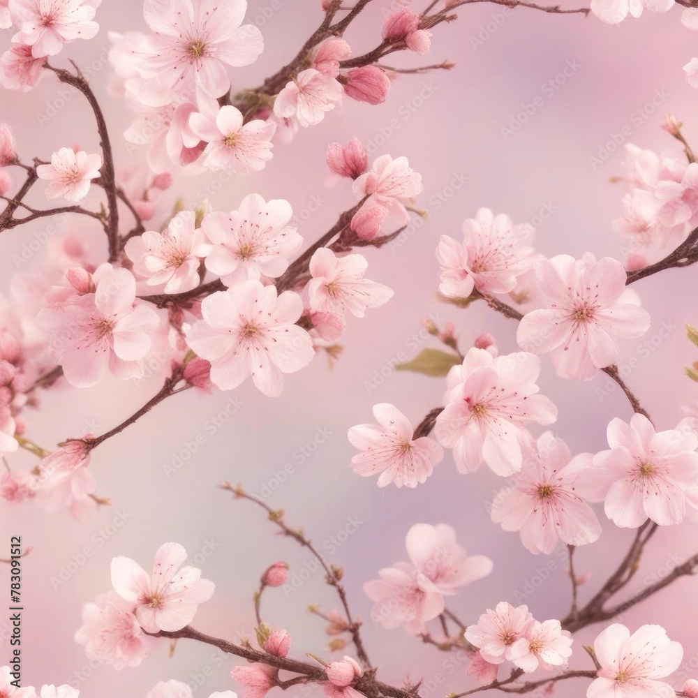 Captivating cherry blossoms in full bloom
