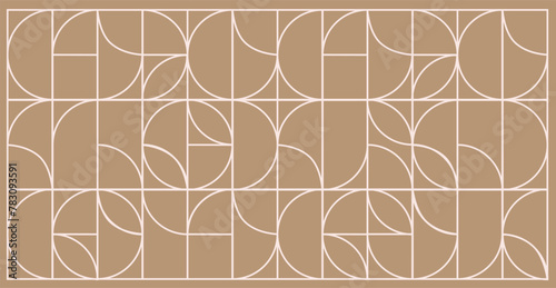 Abstract pattern with geometric shape. Minimalism, flat design. Gold and luxury