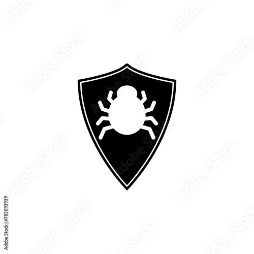 Virus, Microbe, Bacteria flat vector icon. Simple solid symbol isolated on white background
