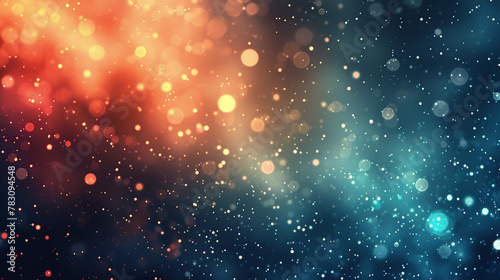 colorful background with blurred bokeh light spots