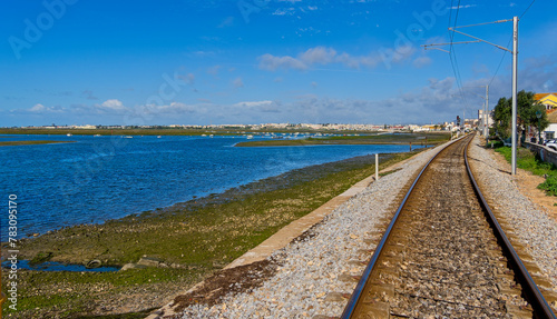 railway  Faro  Portugal  Algarve  February 2024