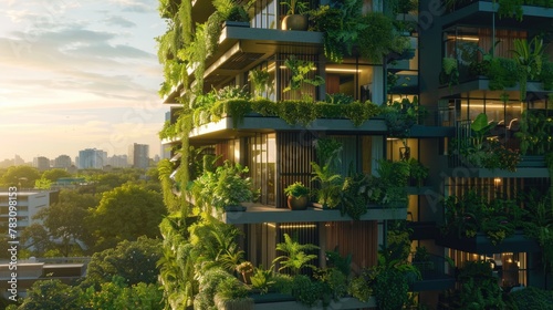 Sustainable Architecture: Eco-Friendly Urban Residential Building © Julia Jones