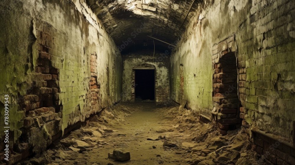 Neglected spaces within abandoned fort