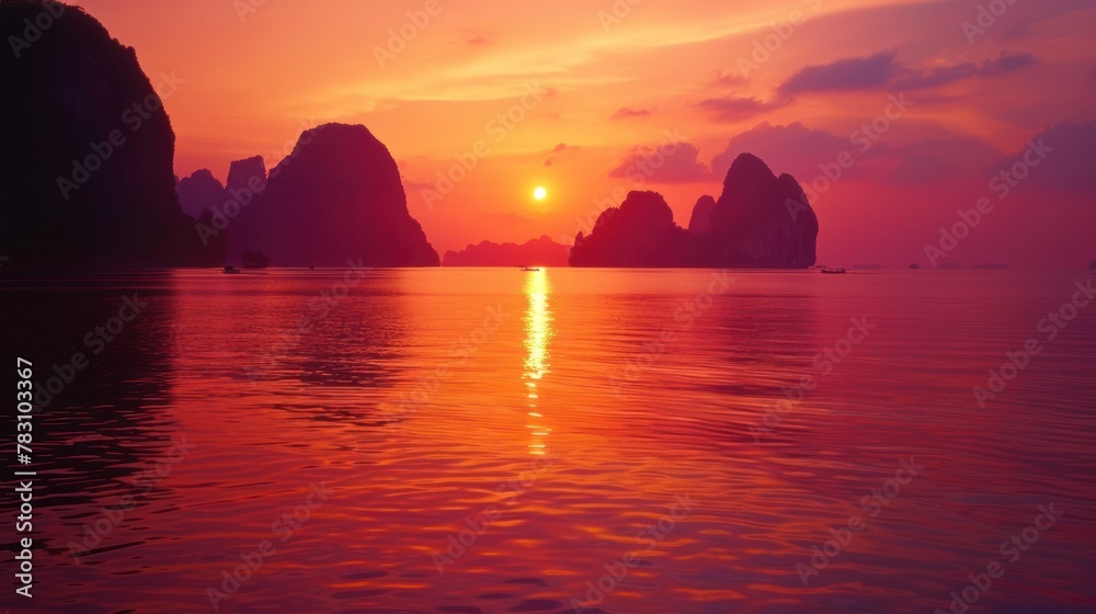 The World's Most Beautiful Sunsets AI generated
