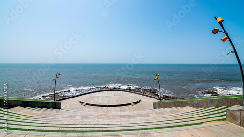 INS Khukri Memorial is the memorial site of an Indian Naval Ship located on a hillock in Diu, Gujrat, India