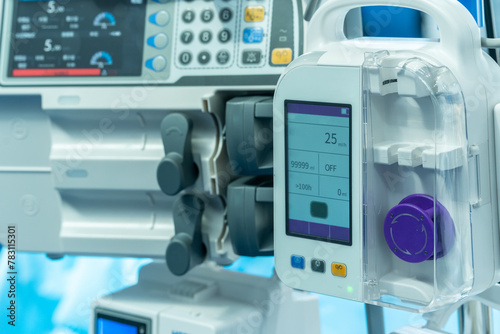 Wallpaper Mural close up view of ICU health care device. Torontodigital.ca