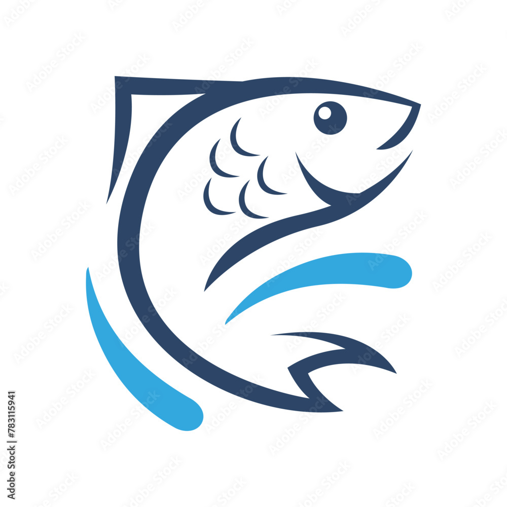 Obraz premium Fish Icon