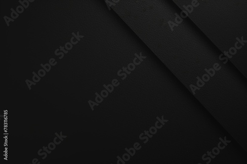 Black Flat High-Resolution Texture on Paper, Top View, Dark and Minimalist Style, No Light Effects photo