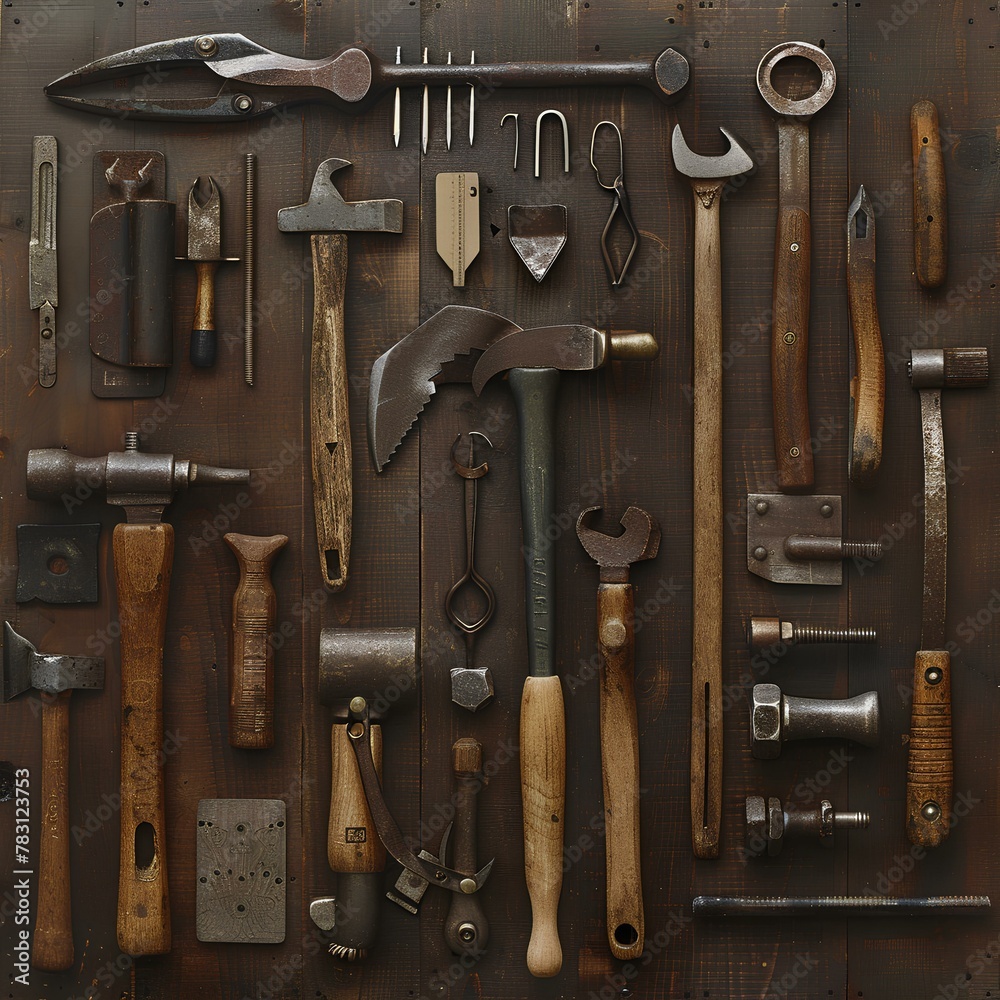 Obraz premium old rusty tools
