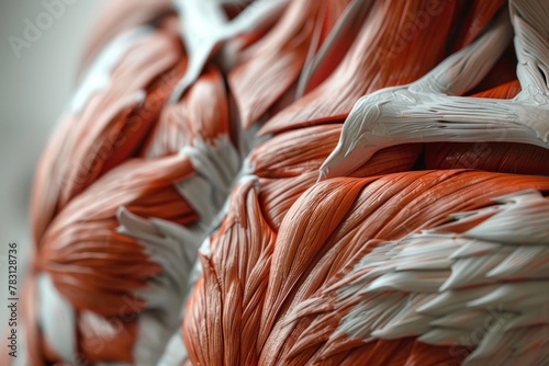 Abstract muscle tissue - close up photo
