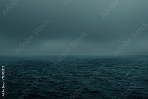 A dark and stormy sea