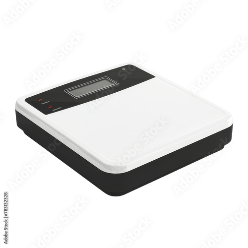 Modern Digital Kitchen Scale with LCD Display Highlighting Precision and Healthy Lifestyle Concept.