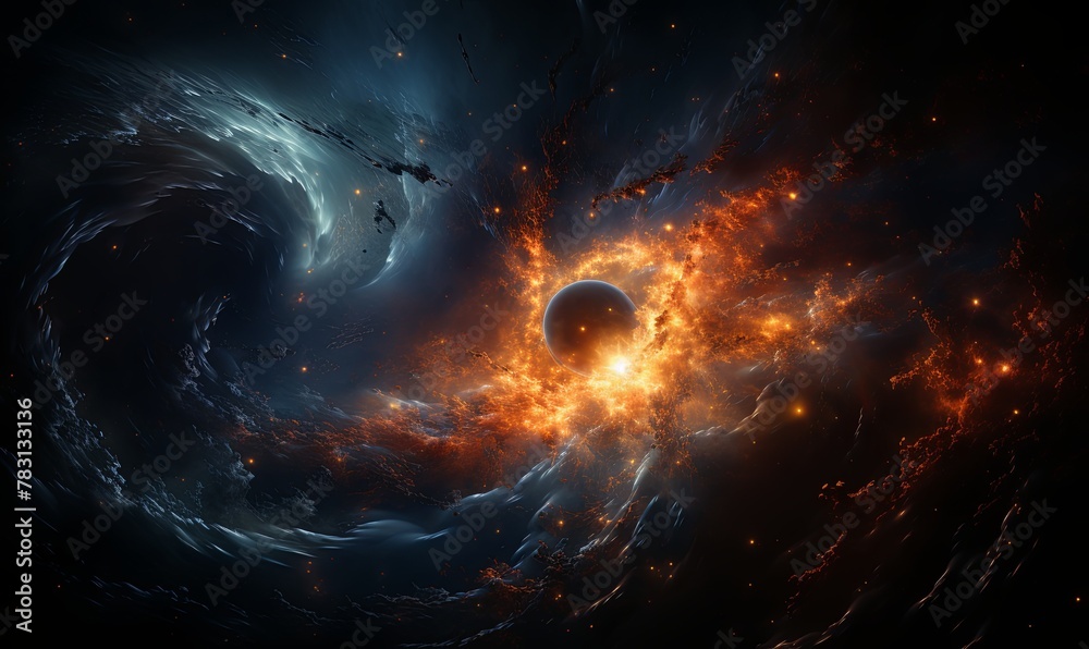 Mysterious Black Hole in Deep Space Mysterious Black Hole in Deep Space
