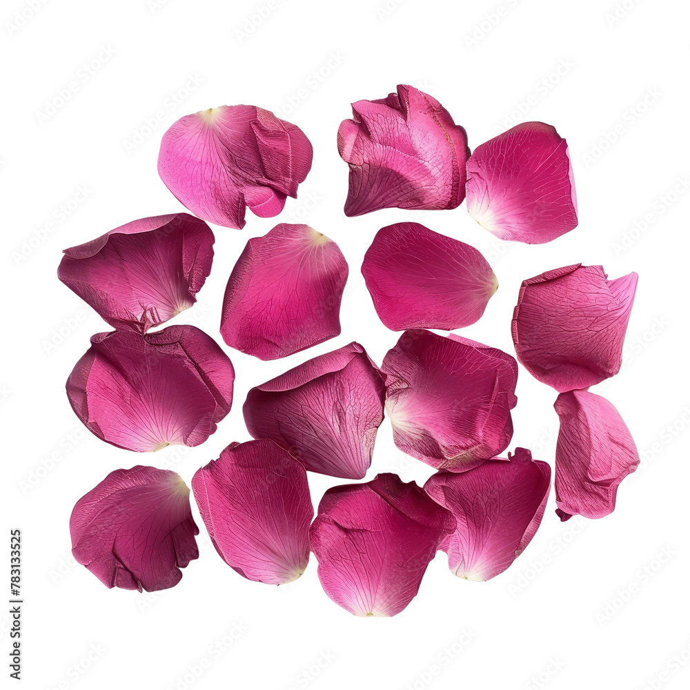 Scattered Pink Rose Petals, Capturing the Concept of Romance and Floral Beauty. Scattered Pink Rose Petals, Capturing the Concept of Romance and Floral Beauty.