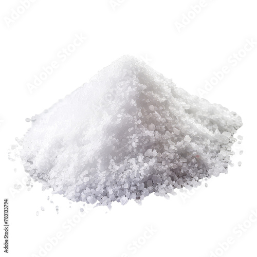 Pile of White Crystalline Table Salt, Representing Cooking Essentials and Seasoning Concepts.