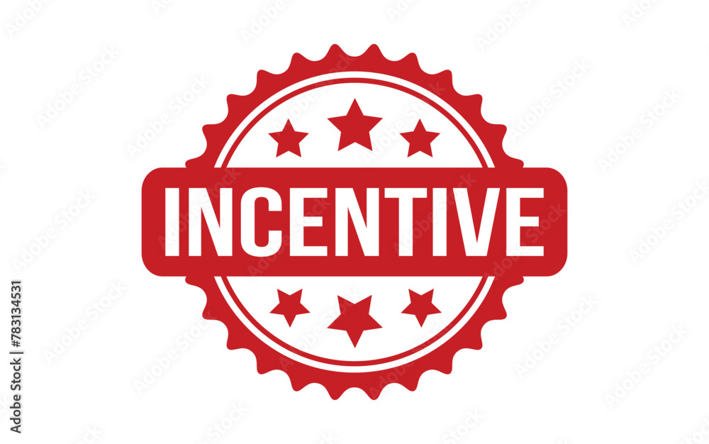 Incentive rubber grunge stamp seal vector Incentive rubber grunge stamp seal vector