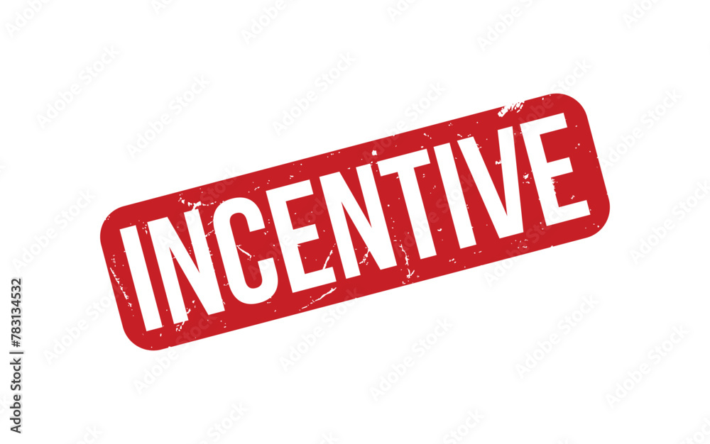 Incentive rubber grunge stamp seal vector Incentive rubber grunge stamp seal vector