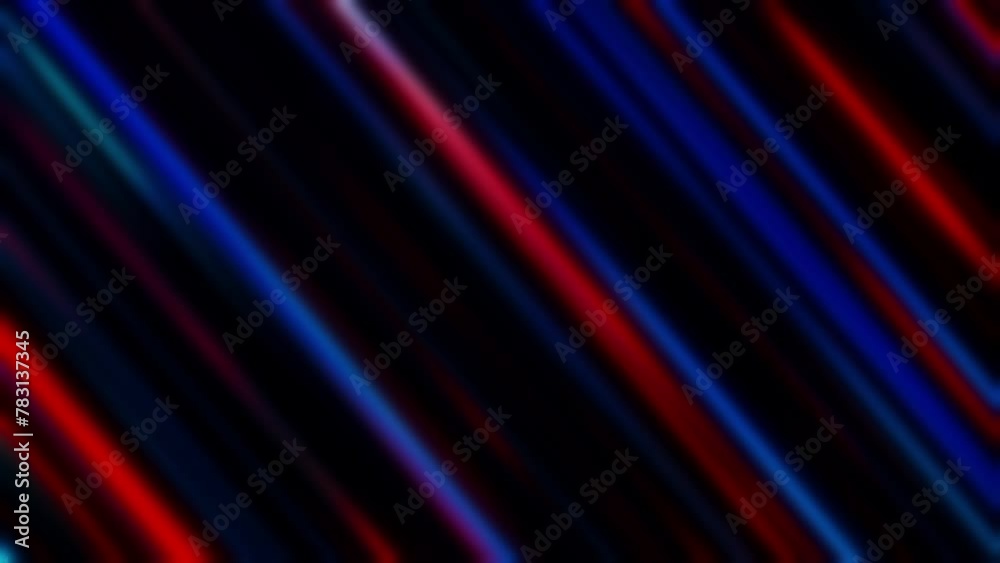 Abstract background with blue and red flickering light. Abstract video of a defocused blue and red light leak gradient. Background for presentation. Beautiful colorful abstract movements