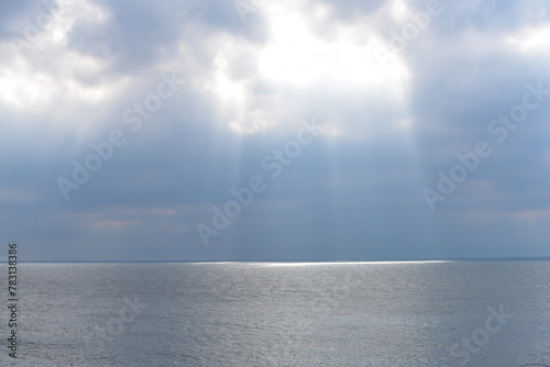 佐渡島の海岸にて