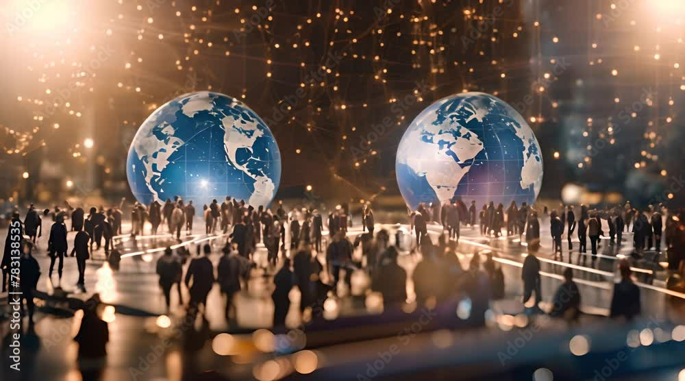 Global Business Network: Interconnected World of Information Transfer and Collaboration