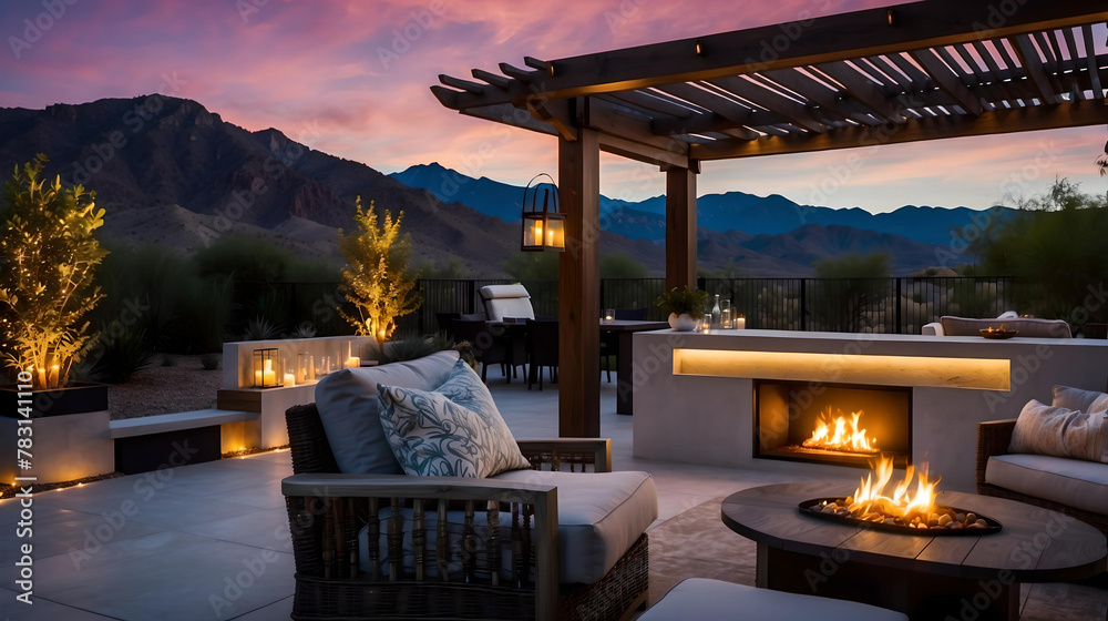 Obraz premium Custom Outdoor Fire Pit