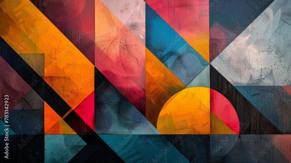 Fototapeta premium Craft a geometric masterpiece