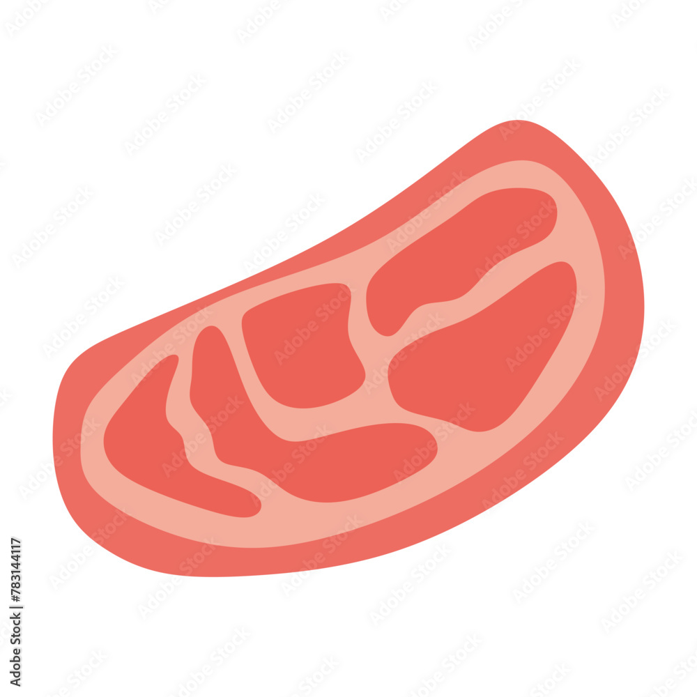 Steak icon Isolated on White. Flat Vector piece of Meat for BBQ, Picnic, Grilled Food. Cartoon design Element, Graphic Element for Sticker, Print, Restaurant menu. Protein Dinner, Roasted Beef, Pork Steak icon Isolated on White. Flat Vector piece of Meat for BBQ, Picnic, Grilled Food. Cartoon design Element, Graphic Element for Sticker, Print, Restaurant menu. Protein Dinner, Roasted Beef, Pork