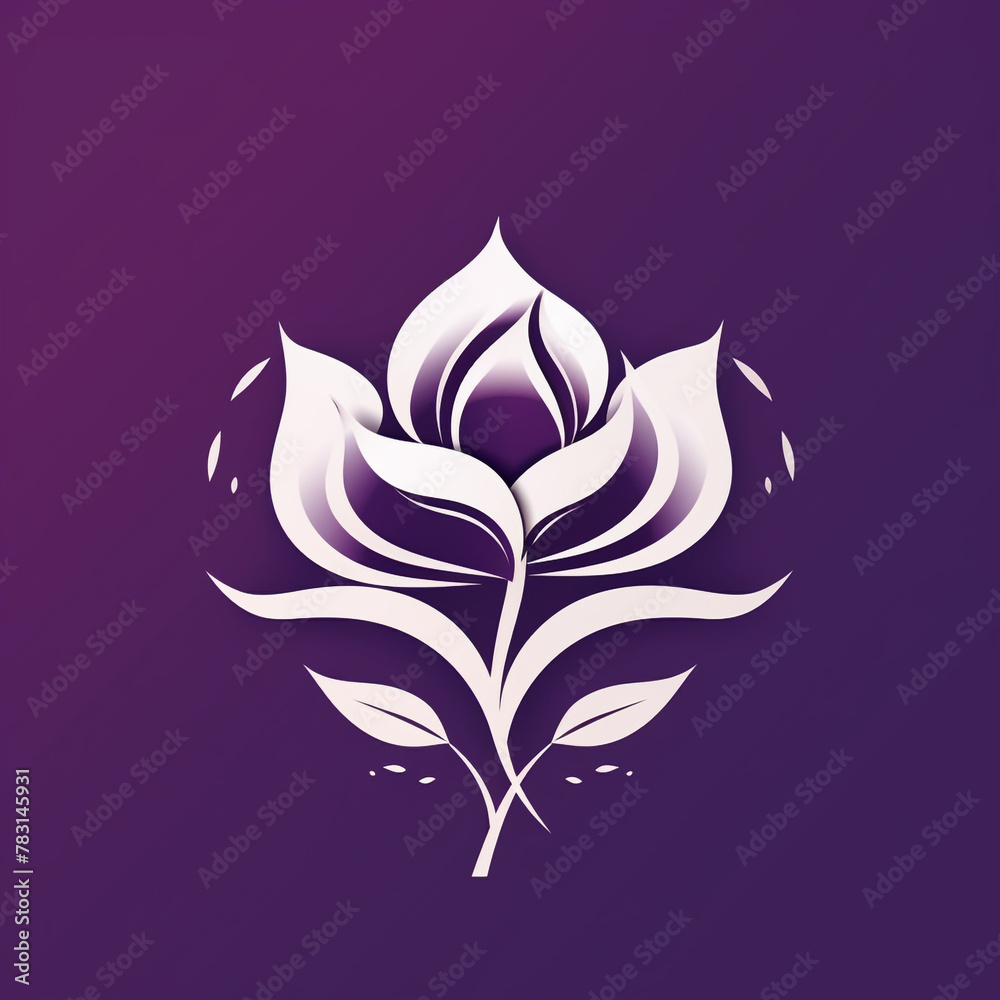 logo of a flower boutique, luxury, elegance сreated with Generative Ai logo of a flower boutique, luxury, elegance сreated with Generative Ai