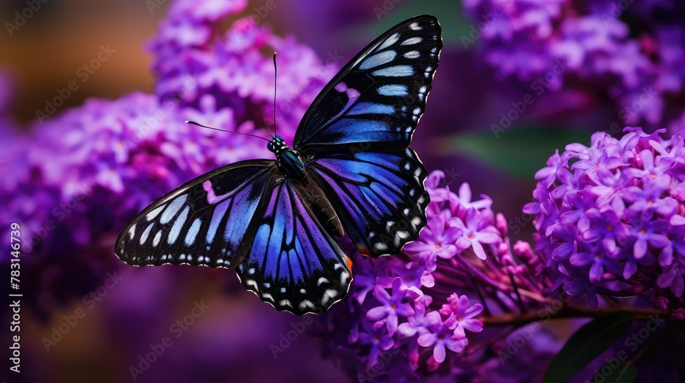 patterns purple butterfly