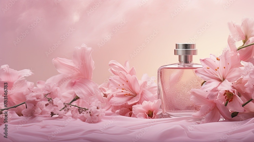 dreamy pink product background dreamy pink product background