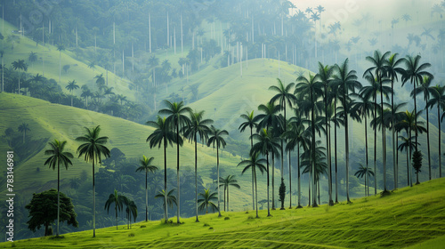 Majestic Palm Trees in Cocora Valley, Colombia — the tallest palms in the world
