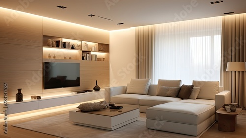room interior lighting © vectorwin