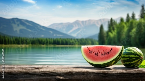 blurred nature watermelon background