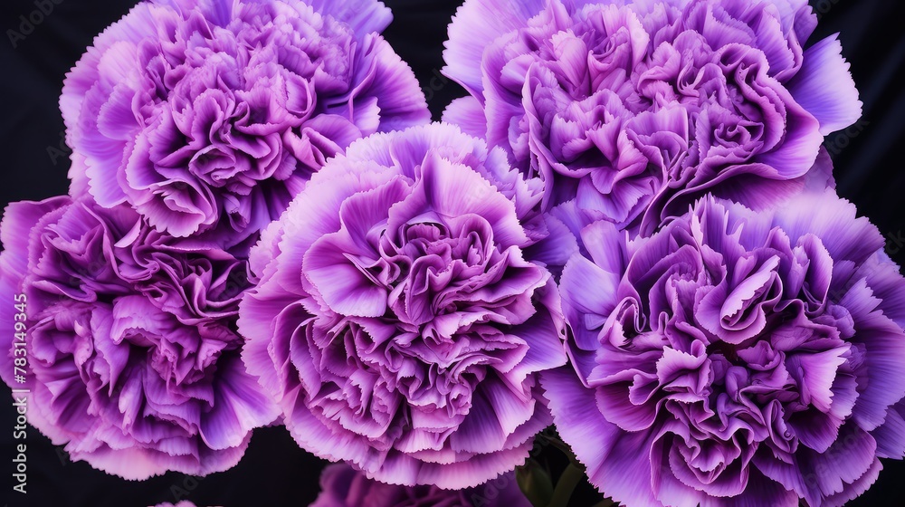Obraz premium carnation purple carnations