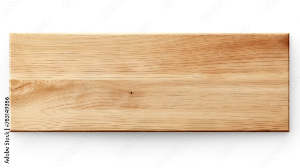 background light wood table top isolated