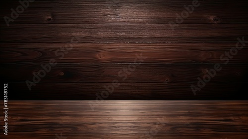 surface dark brown wood background
