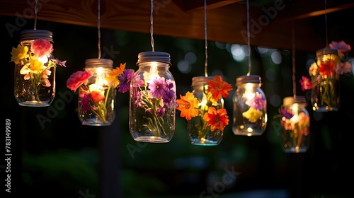 vibrant jar lights