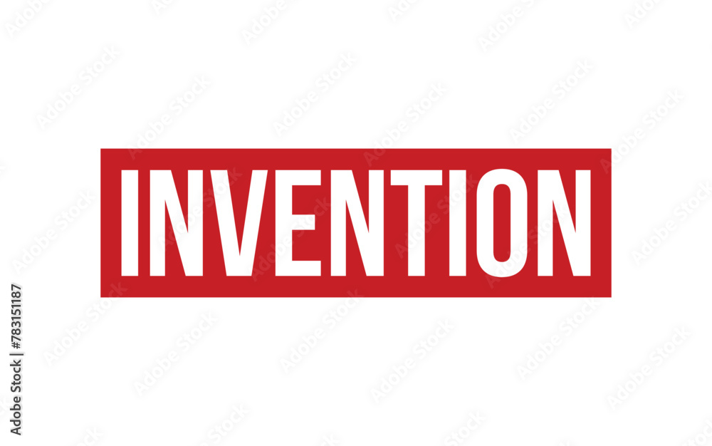 Invention Rubber Stamp Seal Vector Invention Rubber Stamp Seal Vector