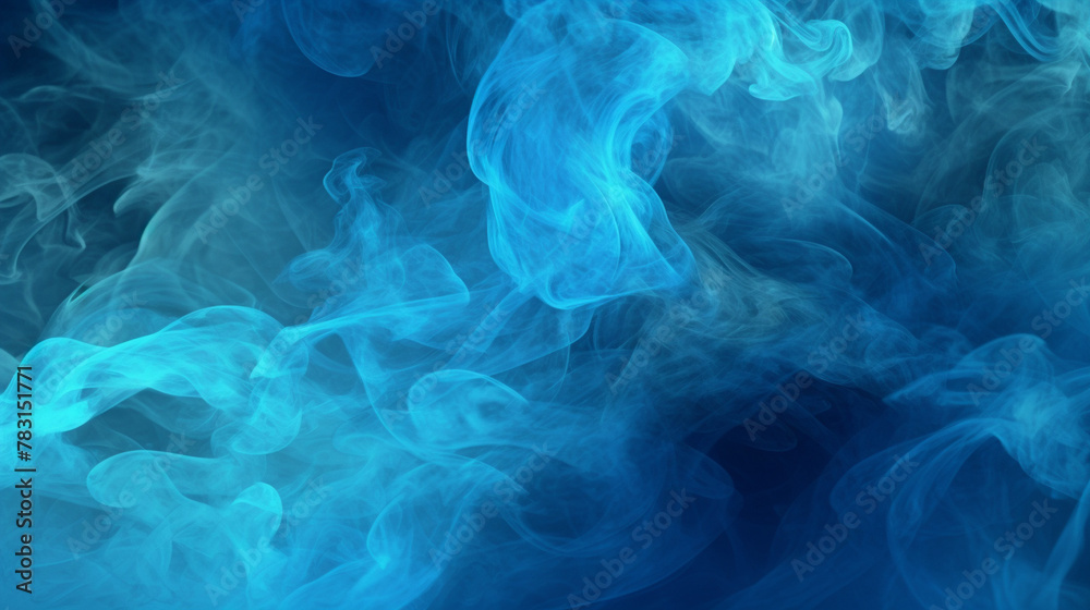 Fototapeta premium blue smoke background