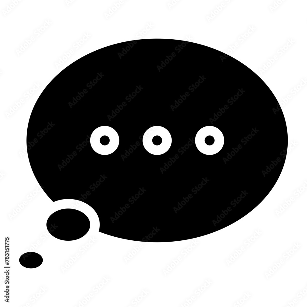 Chat vector icon. Talk speech bubble icon Chat vector icon. Talk speech bubble icon